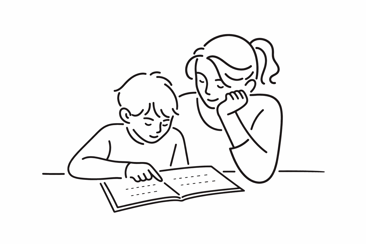 Reading together